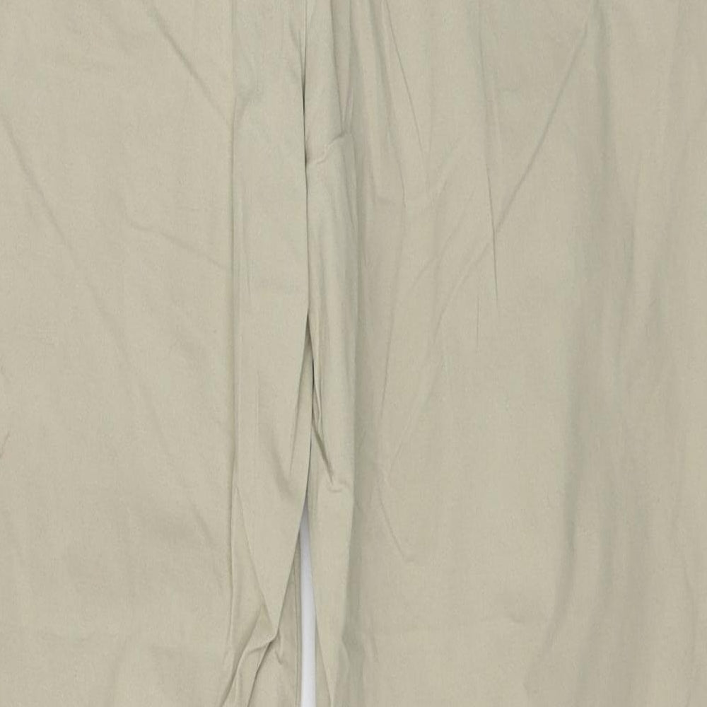 Nutmeg Womens Beige   Trousers  Size 14 L26 in