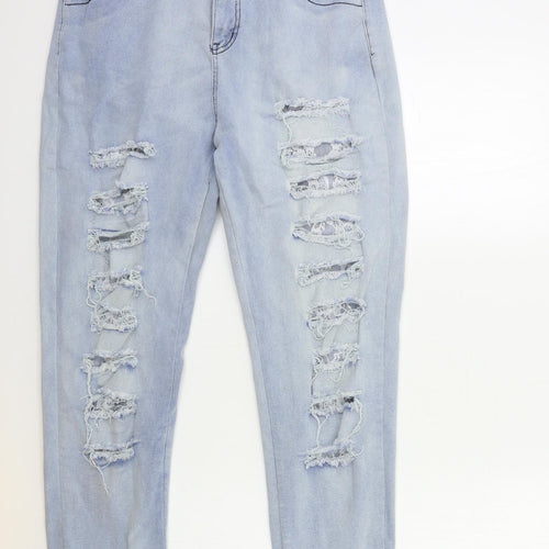 Preworn Womens Black  Denim Skinny Jeans Size L L26 in