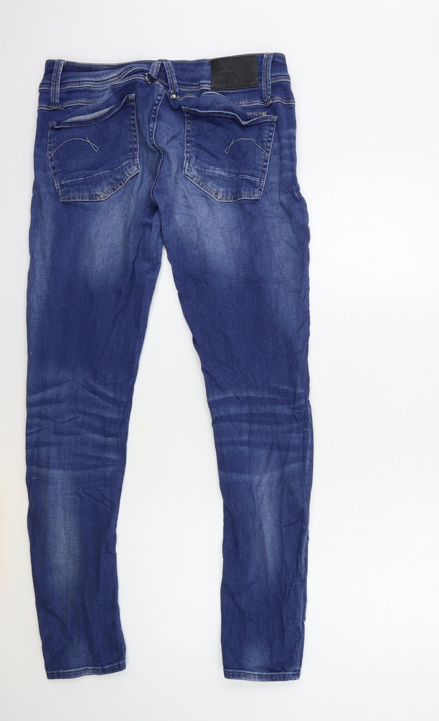G-Star Mens Blue  Denim Skinny Jeans Size 32 in L32 in