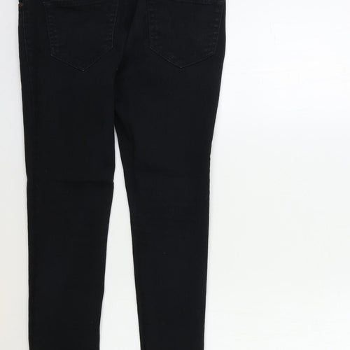 NEXT Womens Black  Denim Skinny Jeans Size 8 L26 in - maternity