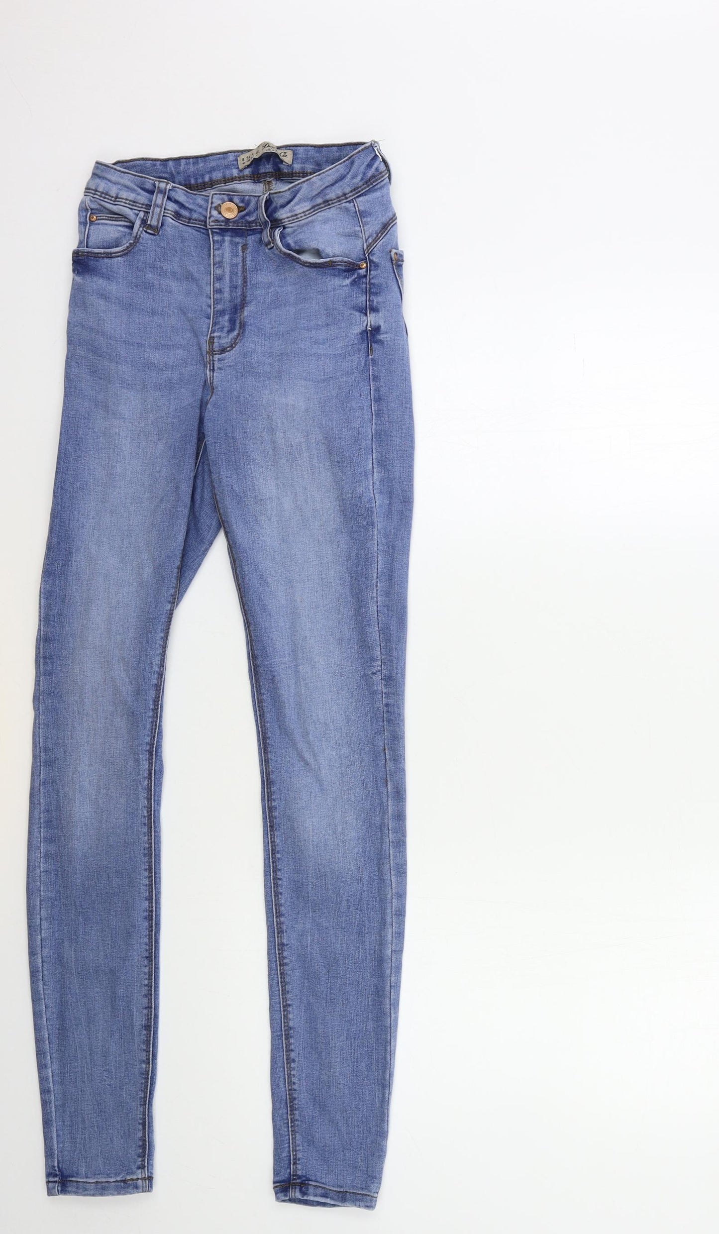 Denim & Co. Womens Blue  Denim Skinny Jeans Size 8 L30 in