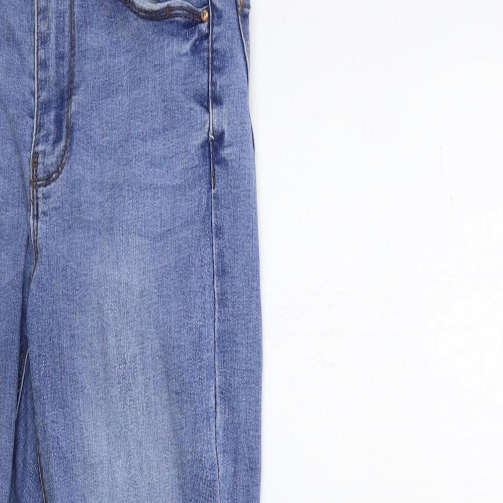 Denim & Co. Womens Blue  Denim Skinny Jeans Size 8 L30 in