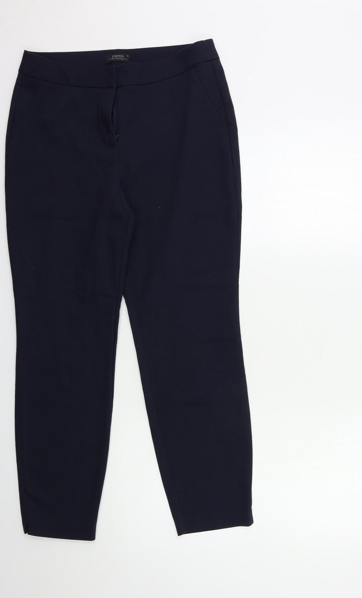 Papaya Womens Blue Skinny Jeans Size 12 L27 in