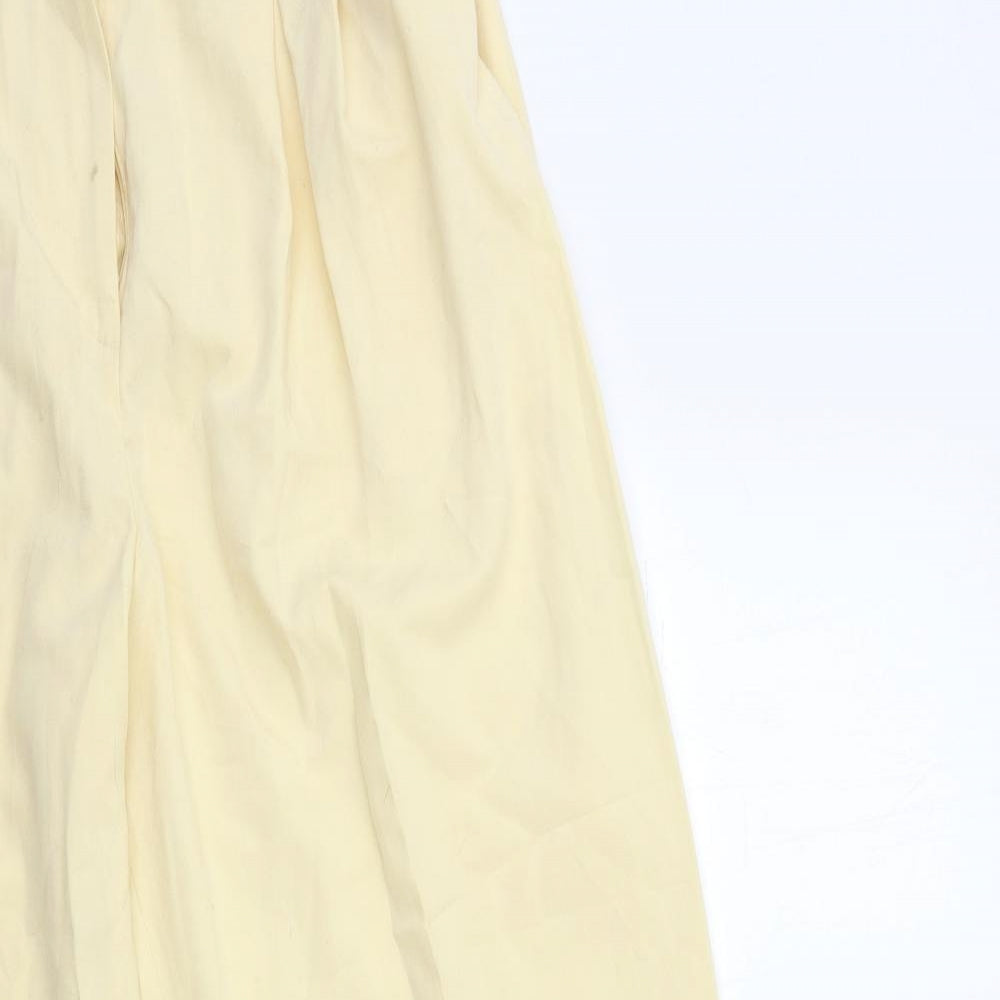 CHARLTON HALTON Womens Yellow   Trousers  Size 16 L26 in