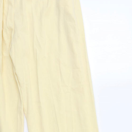 CHARLTON HALTON Womens Yellow   Trousers  Size 16 L26 in