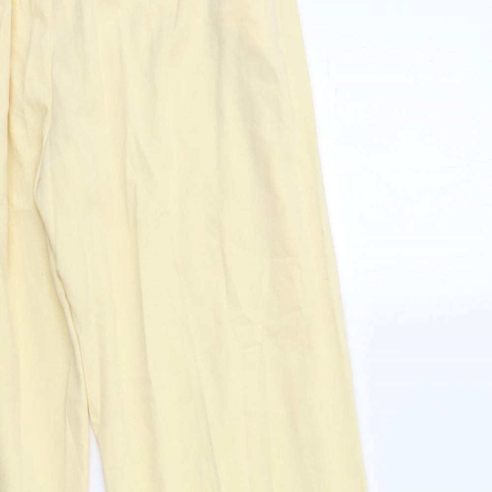 CHARLTON HALTON Womens Yellow   Trousers  Size 16 L26 in