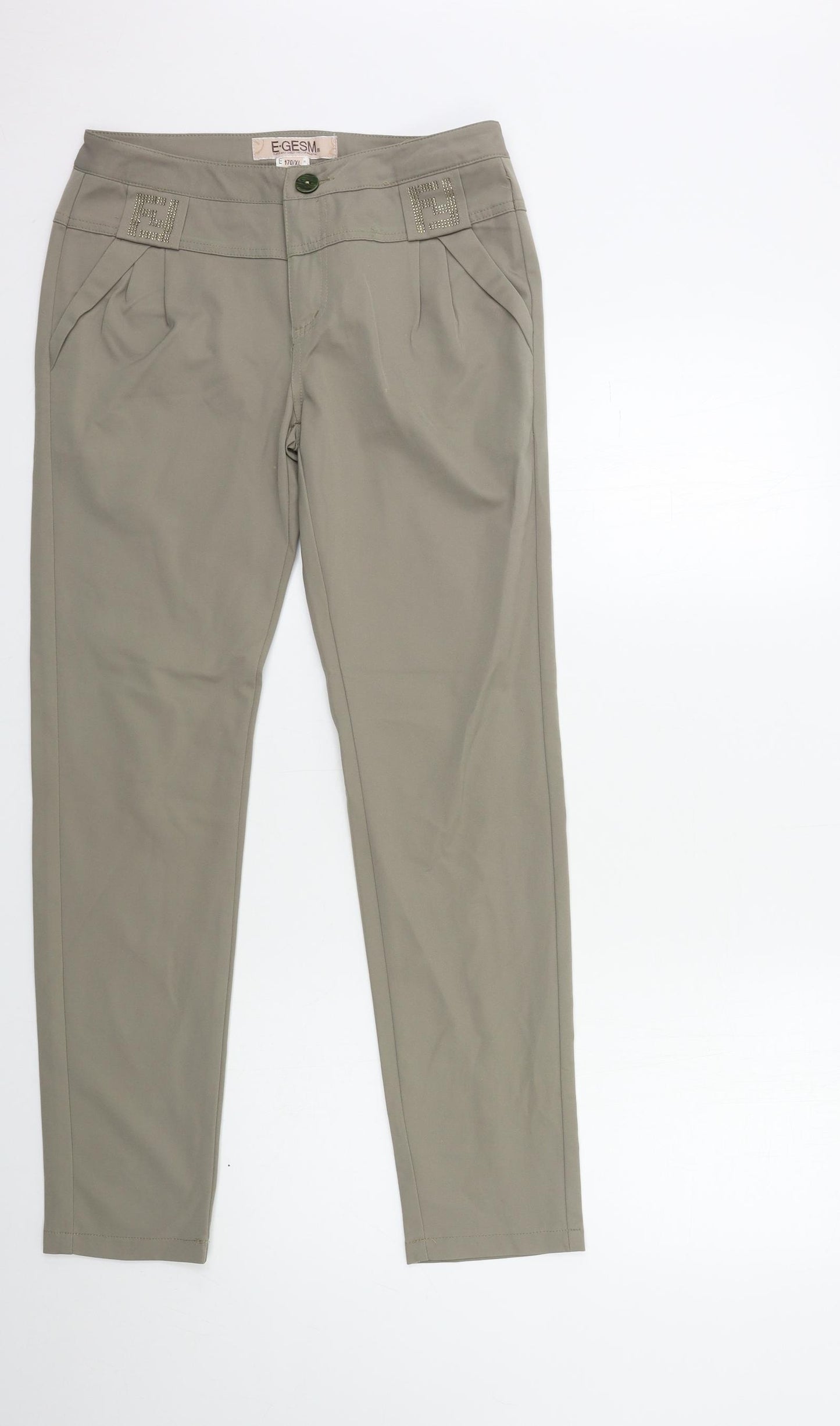 E.GESM Womens Grey   Trousers  Size 28 in L29 in
