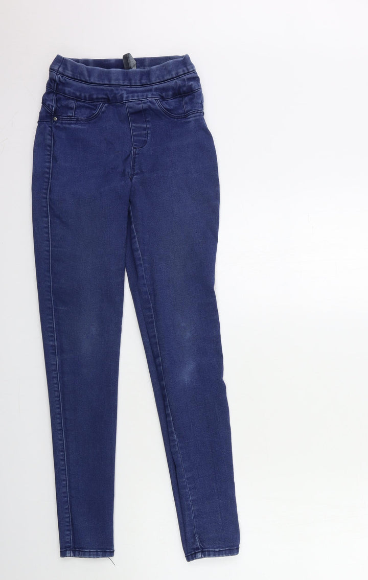 George Womens Blue Denim Jegging Jeans Size 8 L29 in