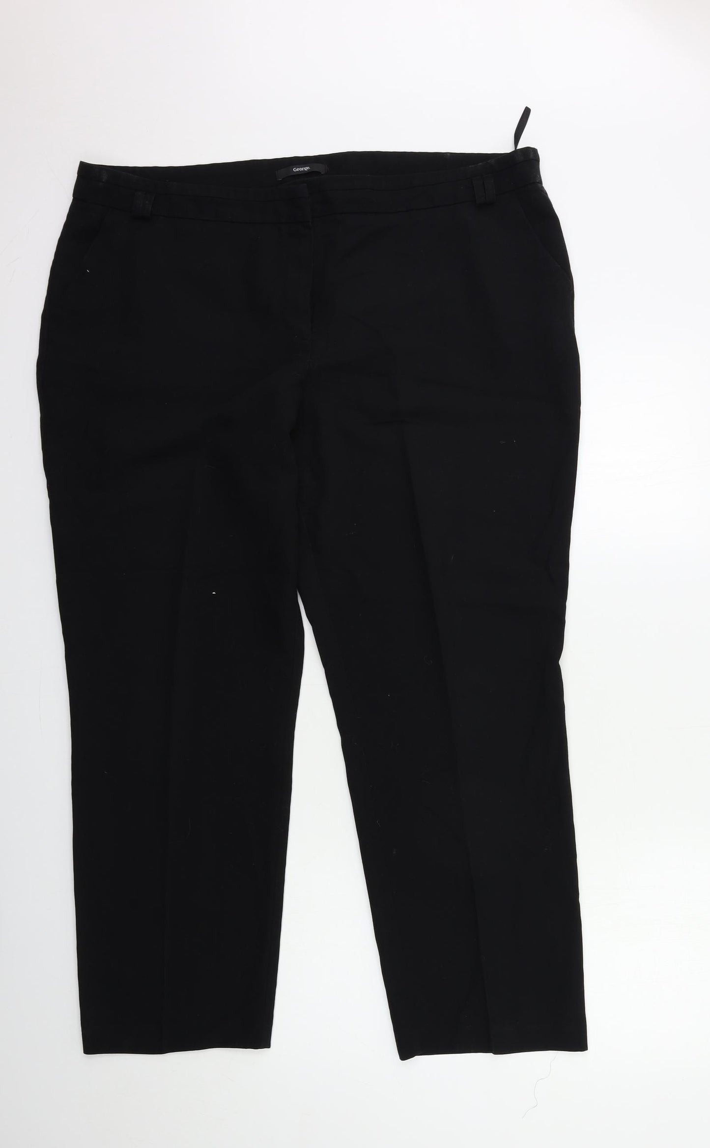 George Womens Black   Trousers  Size 20 L27 in