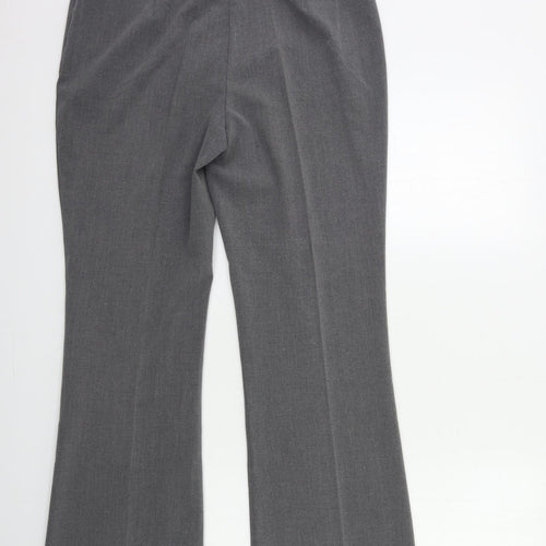 M&Co Womens Grey   Trousers  Size 12 L30 in
