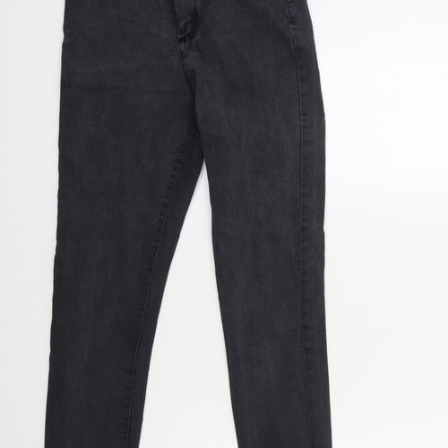Denim & Co. Womens Grey  Denim Skinny Jeans Size 12 L30 in