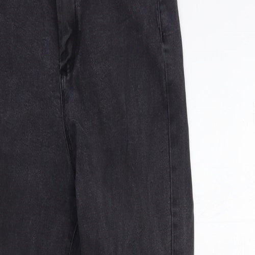 Denim & Co. Womens Grey  Denim Skinny Jeans Size 12 L30 in