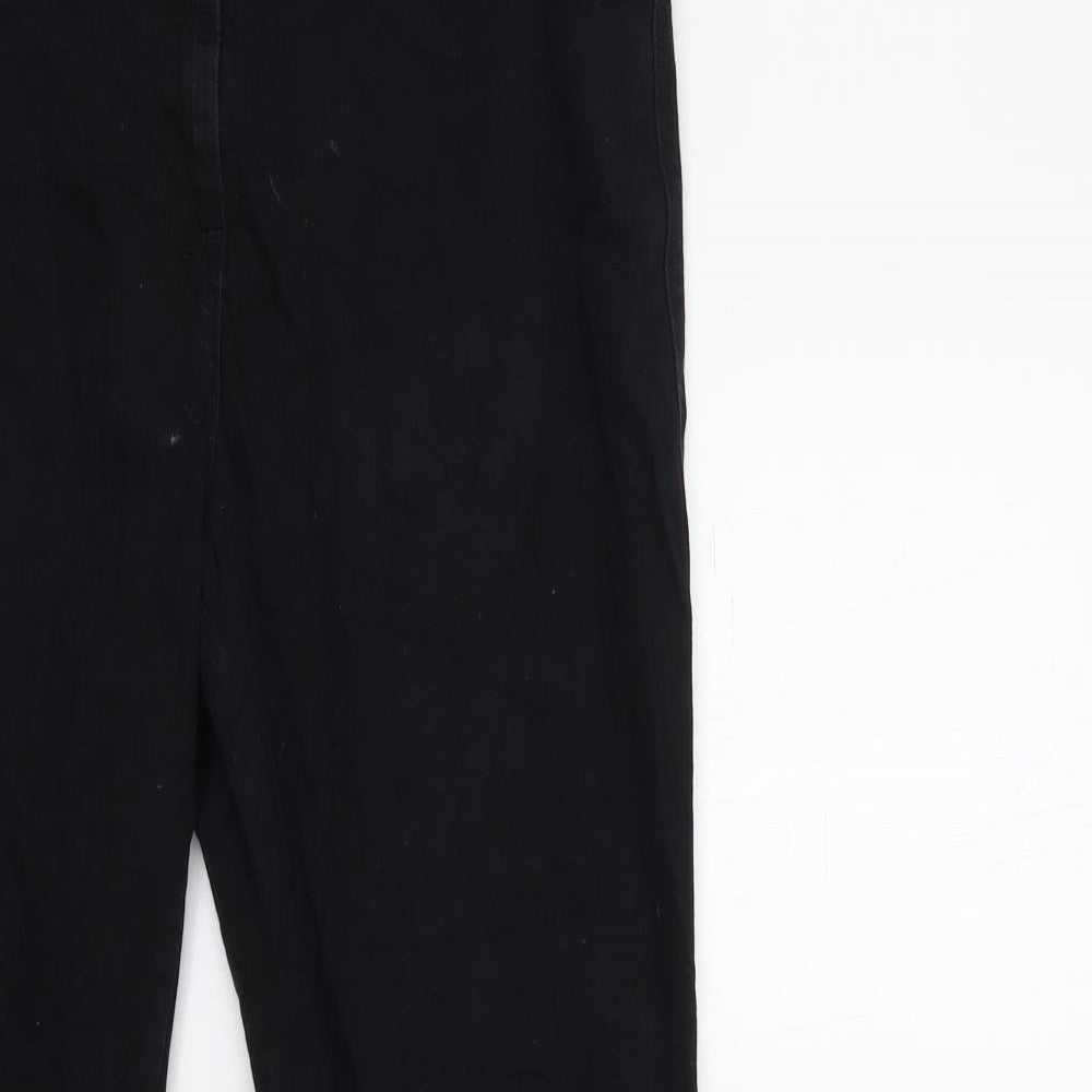 NEXT Womens Black  Denim Skinny Jeans Size 18 L30 in
