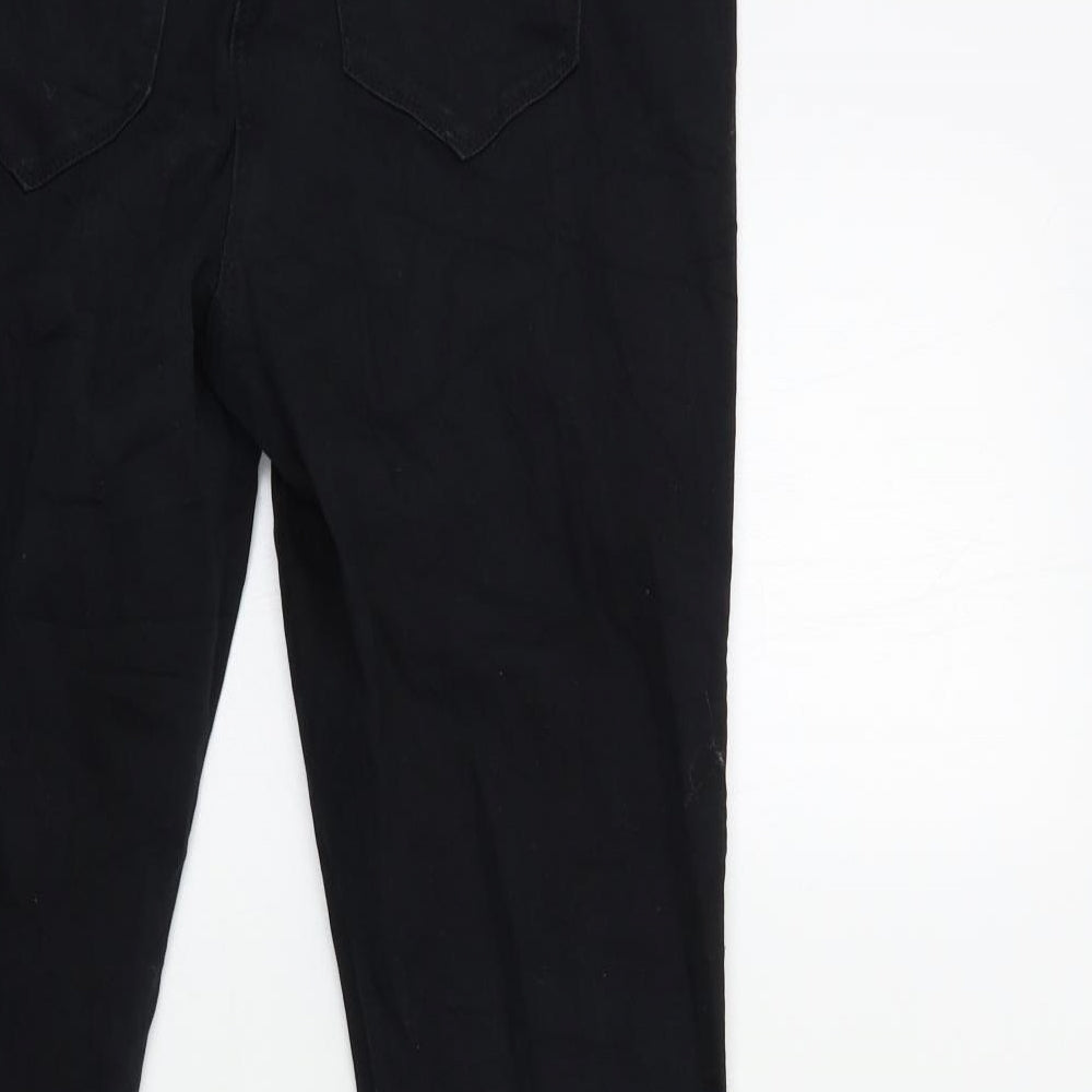 NEXT Womens Black  Denim Skinny Jeans Size 18 L30 in