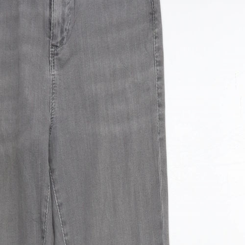 Topshop Womens Grey  Denim Skinny Jeans Size 28 in L32 in
