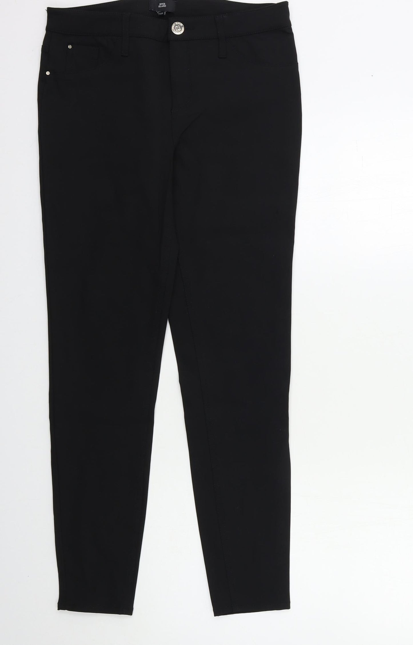 River Island Womens Black   Trousers  Size 10 L27 in