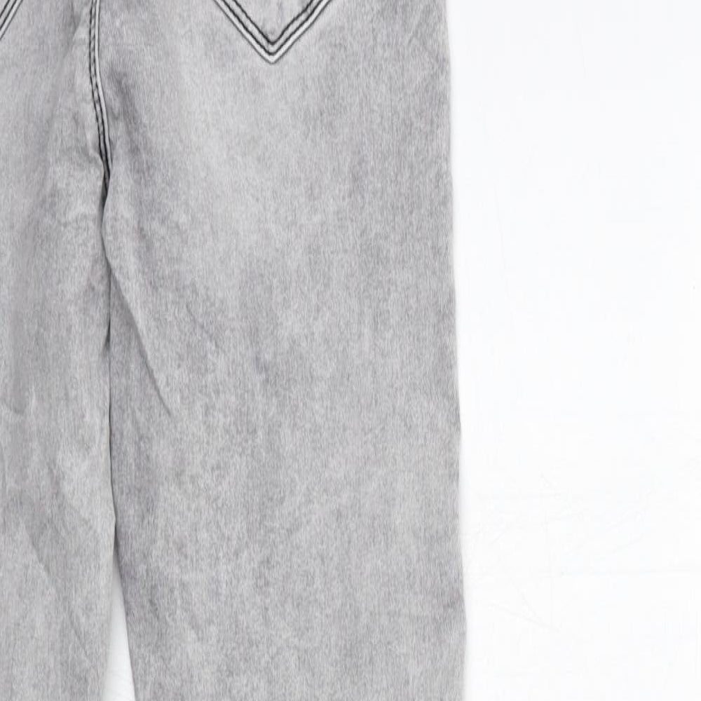 Preworn Womens Grey  Denim Skinny Jeans Size 26 in L29 in