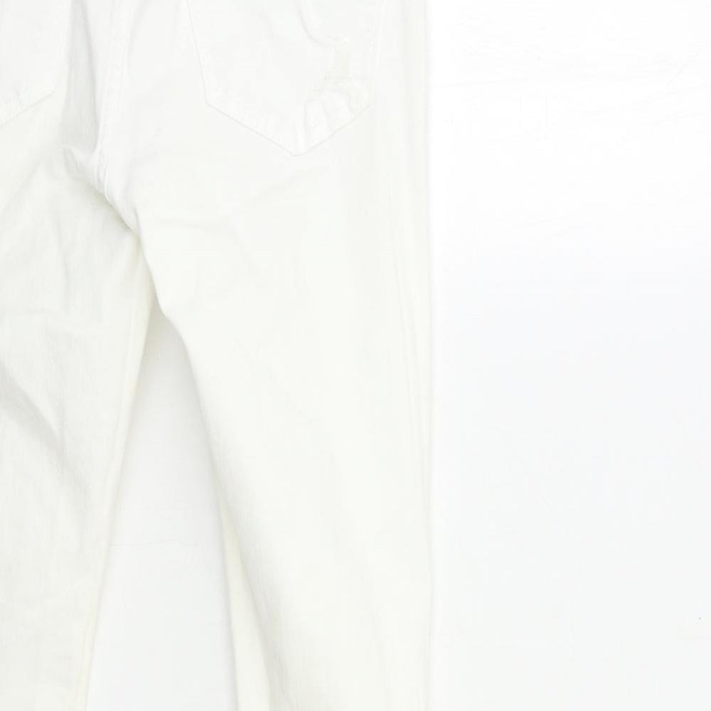 Topshop Womens White  Denim Skinny Jeans Size 30 in L30 in