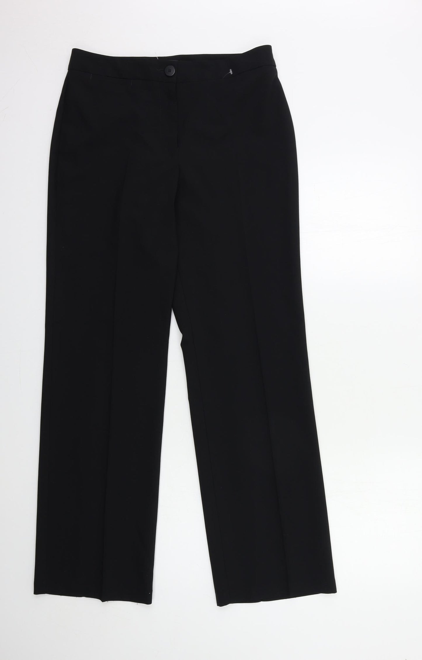 Marks and Spencer Womens Black   Trousers  Size 10 L30 in