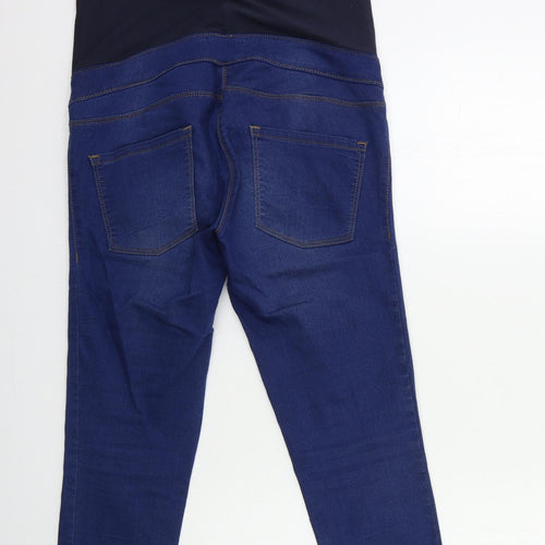 NEXT Womens Blue  Denim Skinny Jeans Size 8 L25 in - maternity