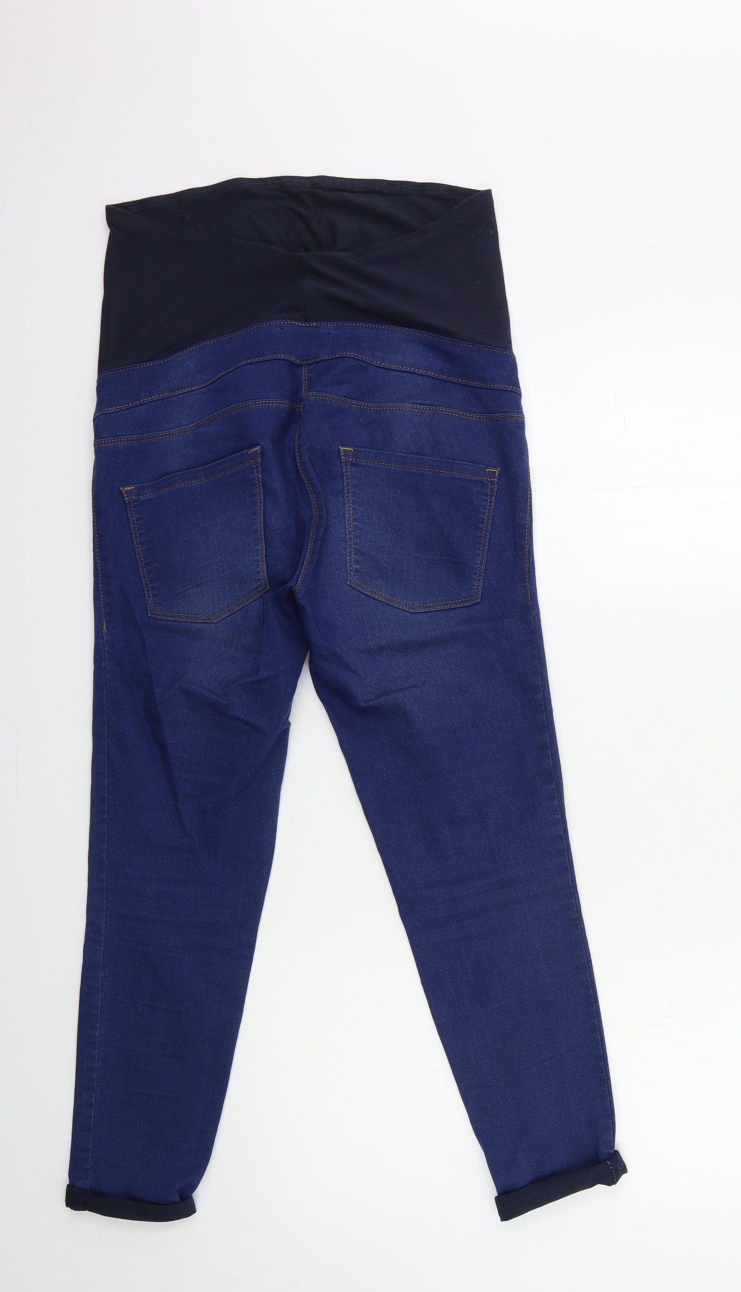 NEXT Womens Blue  Denim Skinny Jeans Size 8 L25 in - maternity