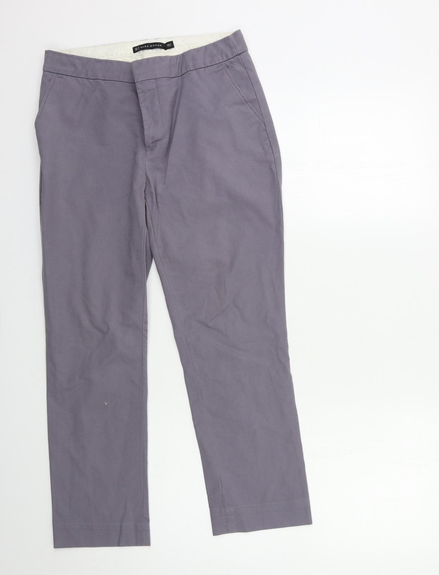 Zara Womens Grey   Trousers  Size 8 L24 in