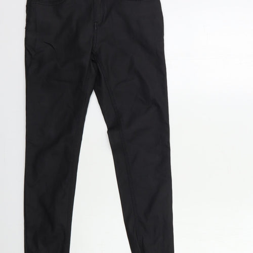 Preworn Womens Black   Trousers  Size 26 in L26 in