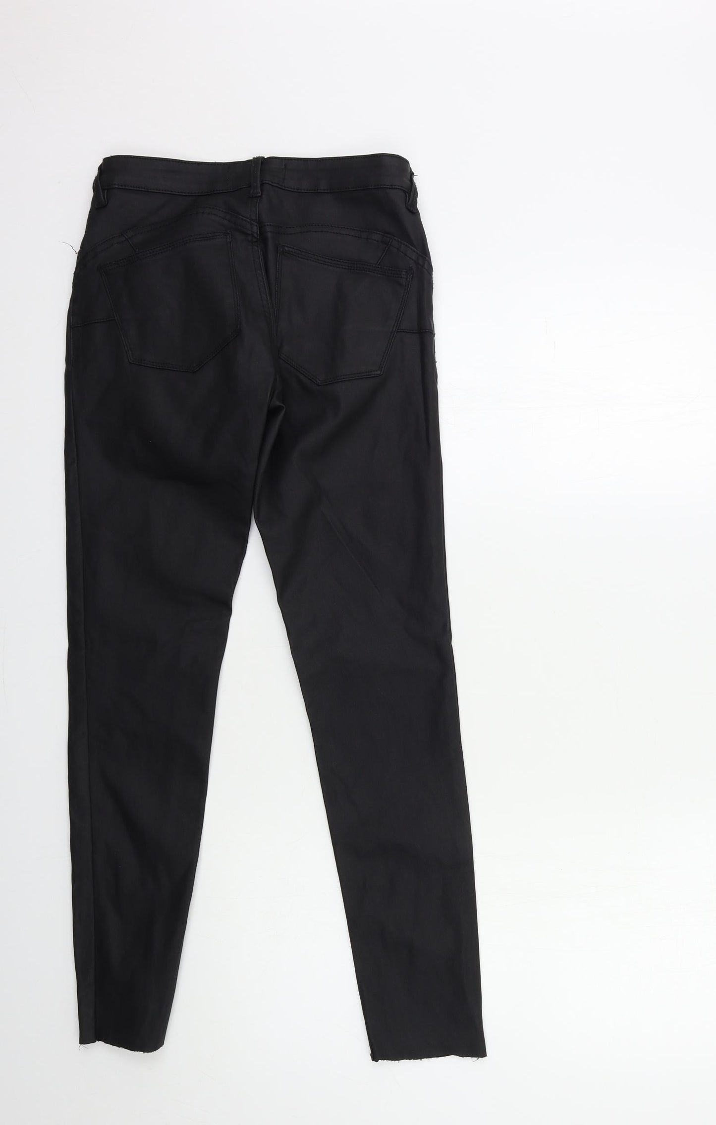 Preworn Womens Black   Trousers  Size 26 in L26 in
