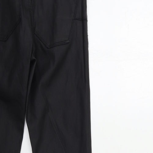 Preworn Womens Black   Trousers  Size 26 in L26 in