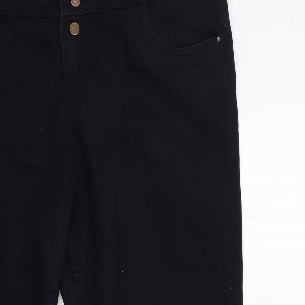 New Look Womens Blue  Denim Skinny Jeans Size 16 L26 in