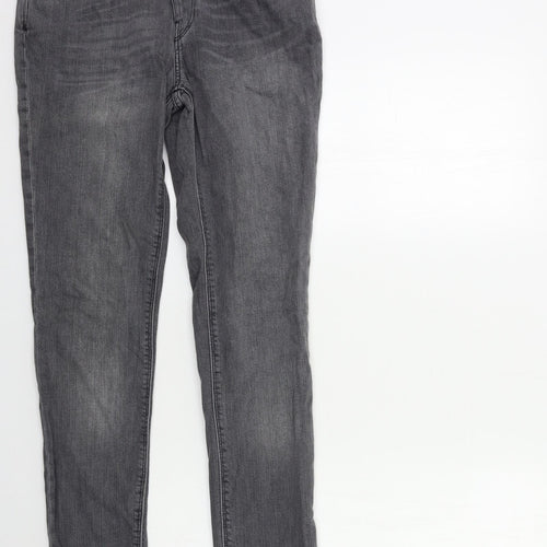 Zara Womens Grey  Denim Skinny Jeans Size 10 L30 in