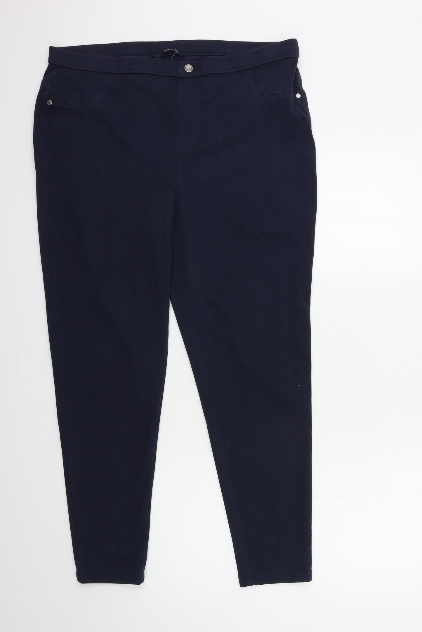 George Womens Blue   Trousers  Size 18 L27 in