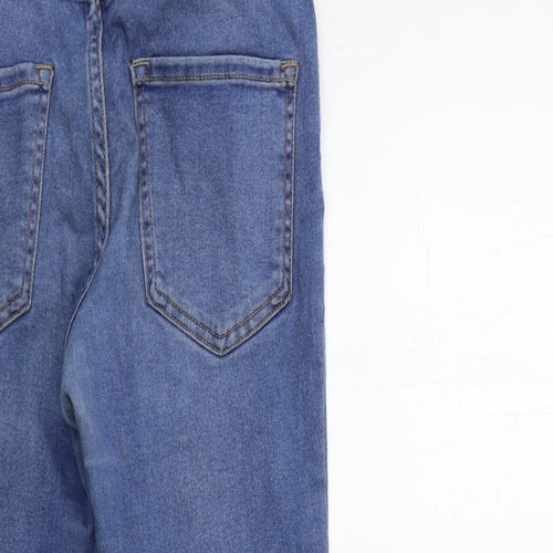 Denim & Co. Womens Blue  Denim Skinny Jeans Size 8 L28 in
