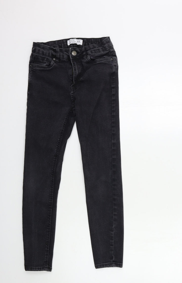 365 denim Womens Grey Denim Skinny Jeans Size 8 L26 in