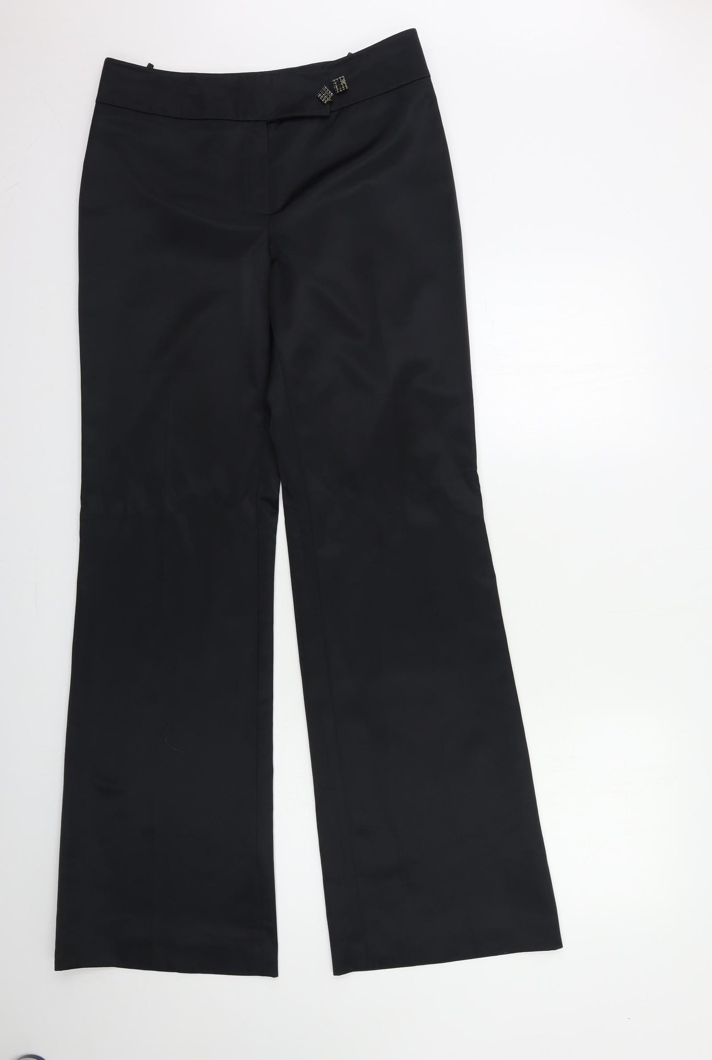 NEXT Womens Black   Trousers  Size 12 L34 in