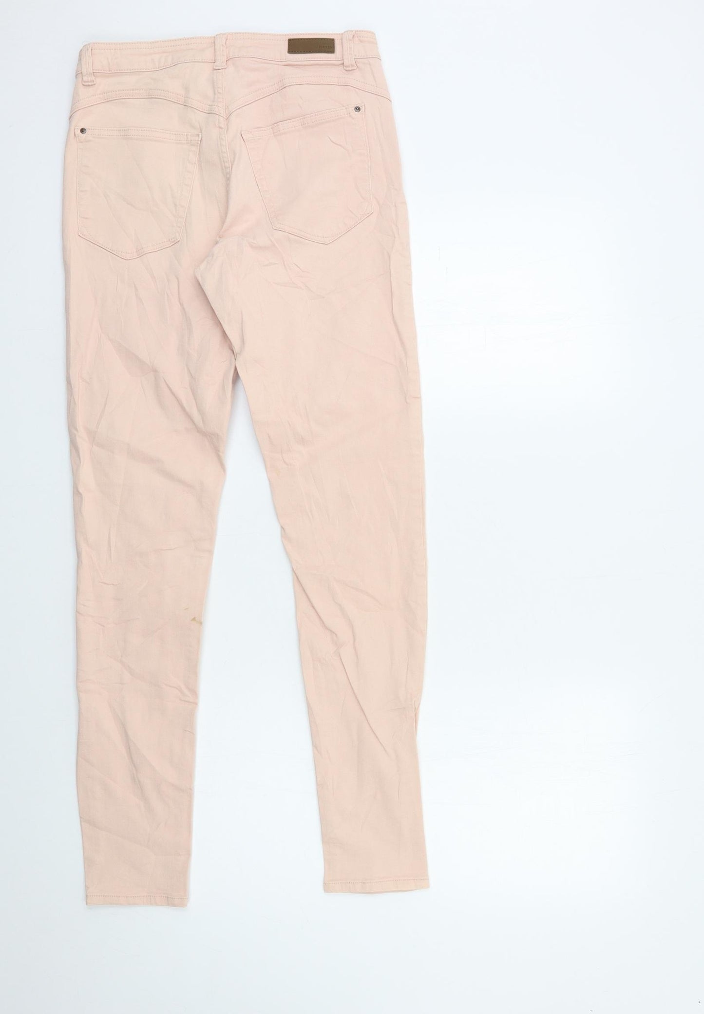 Pieces Womens Pink  Denim Skinny Jeans Size M L30 in