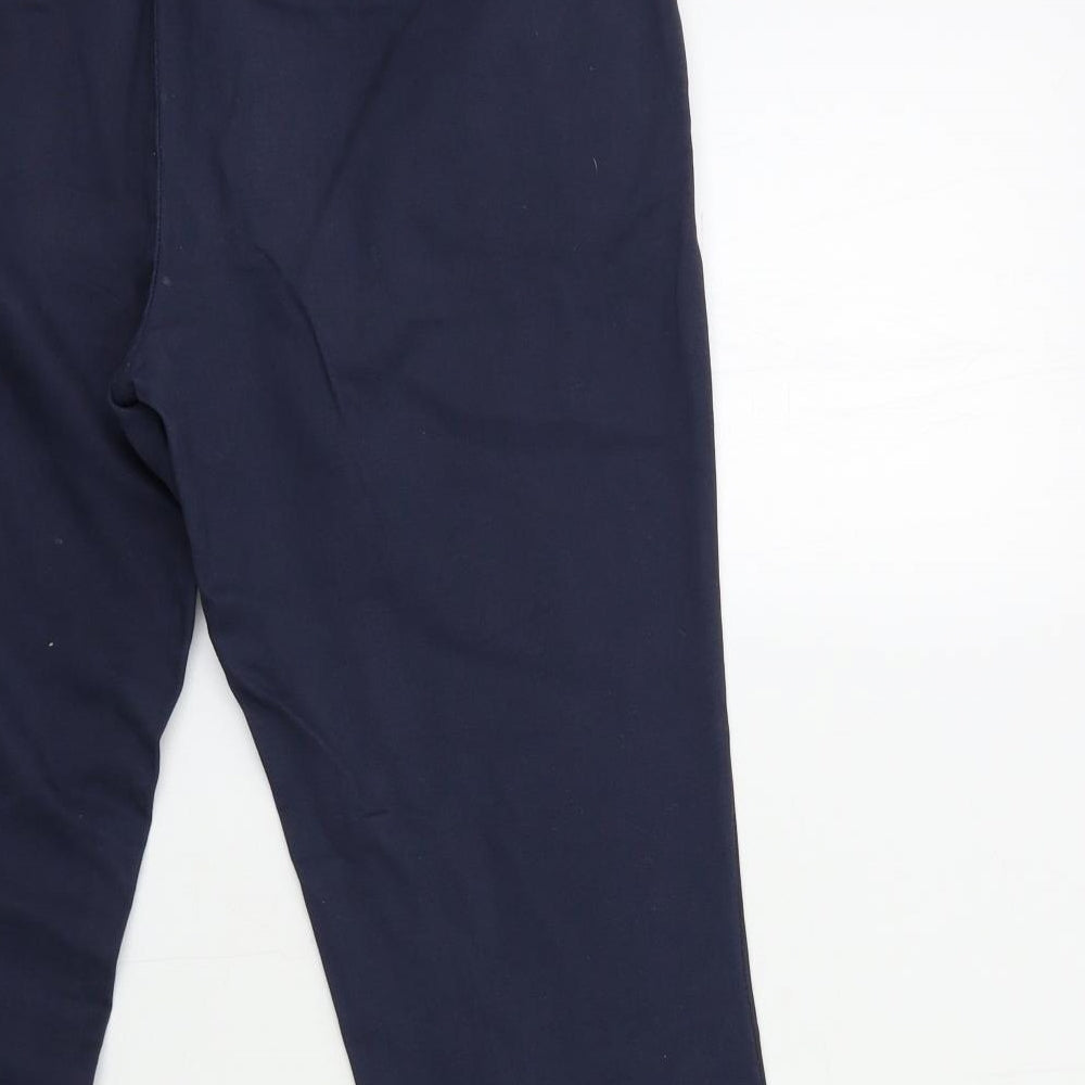 NEXT Womens Blue   Chino Trousers Size 12 L27 in