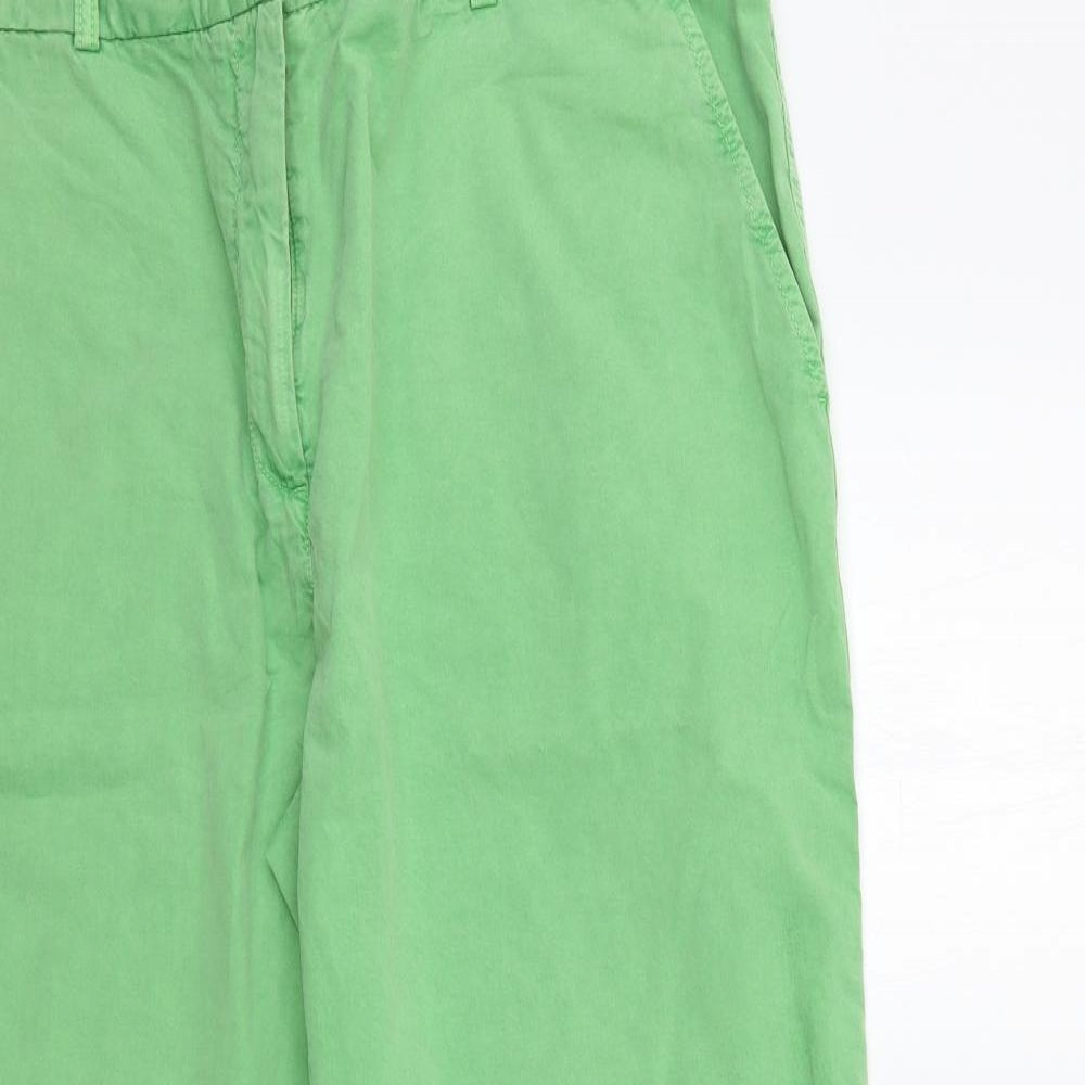 NEXT Womens Green   Chino Trousers Size 18 L25 in