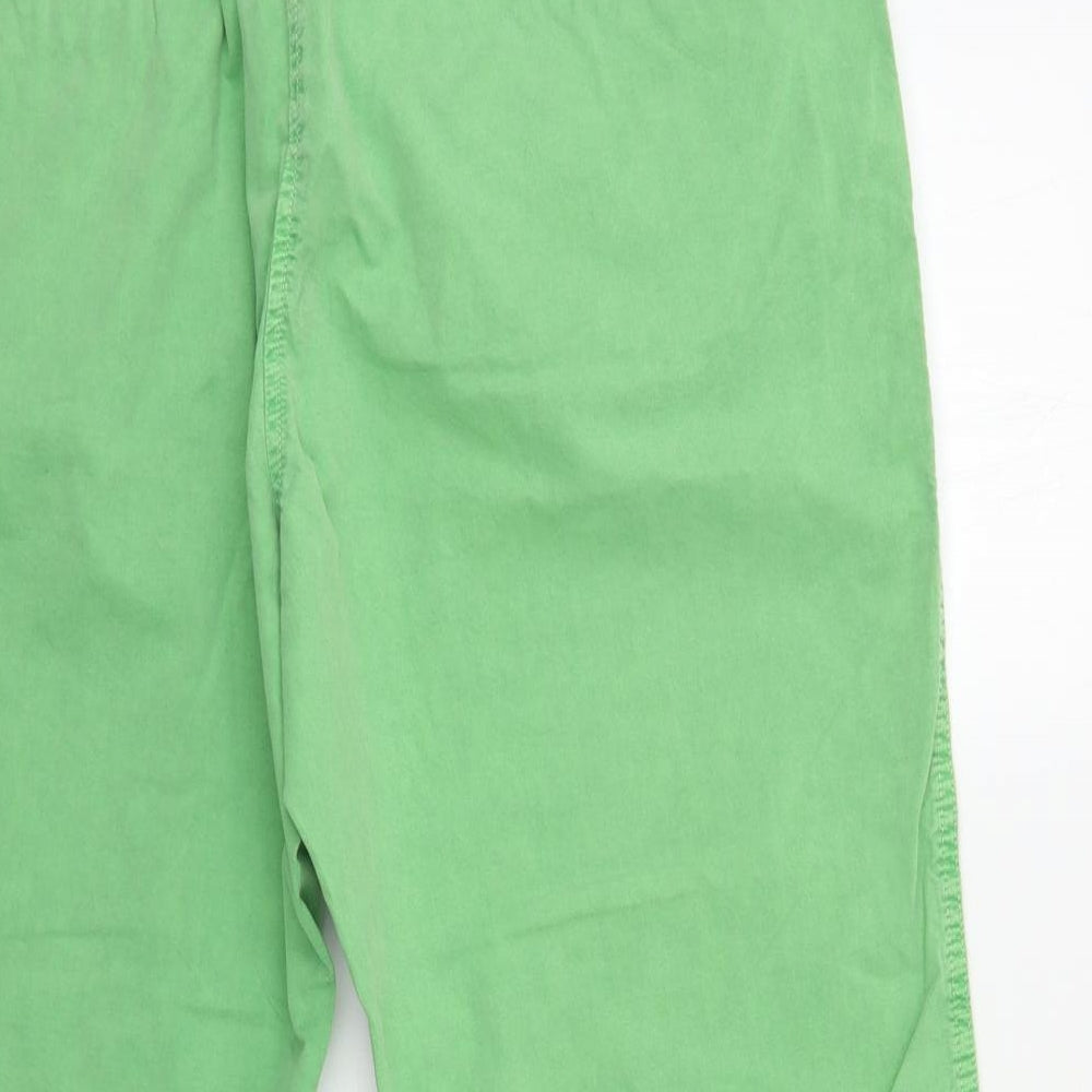NEXT Womens Green   Chino Trousers Size 18 L25 in