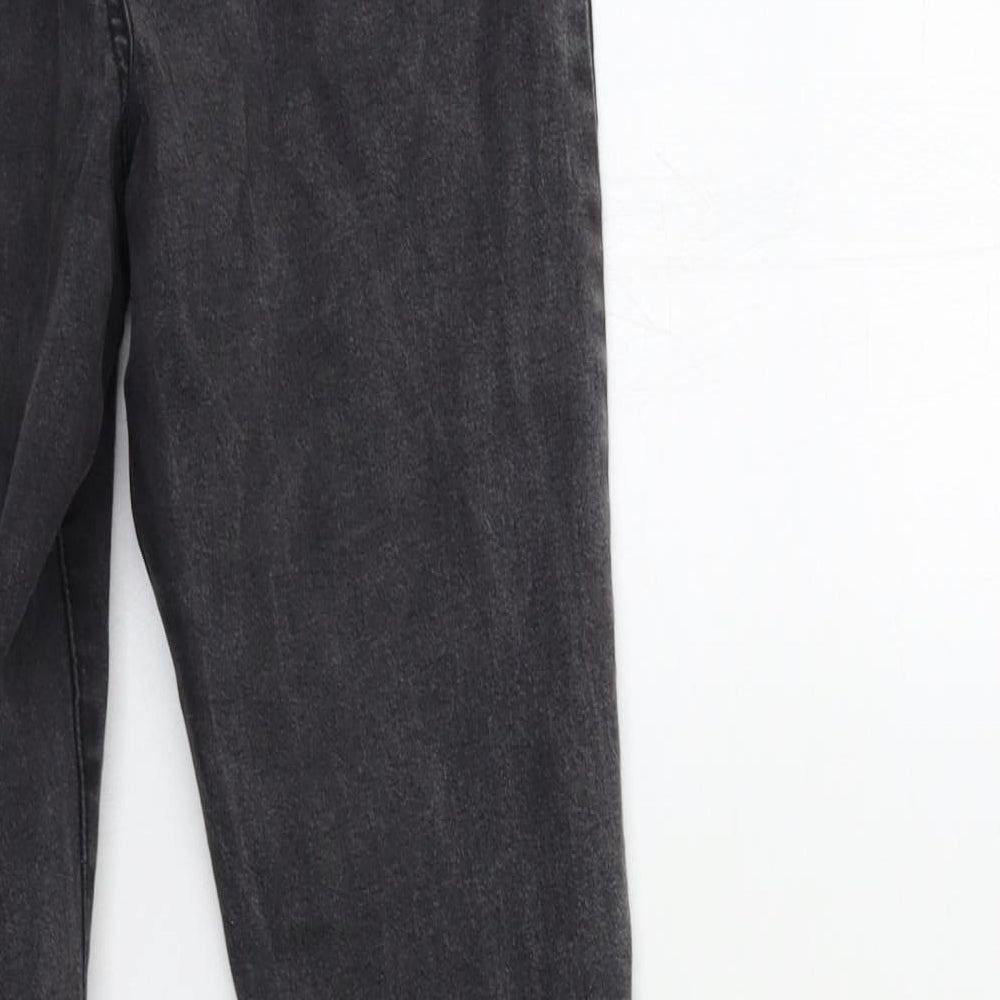 Denim & Co. Womens Grey  Denim Skinny Jeans Size 12 L28 in