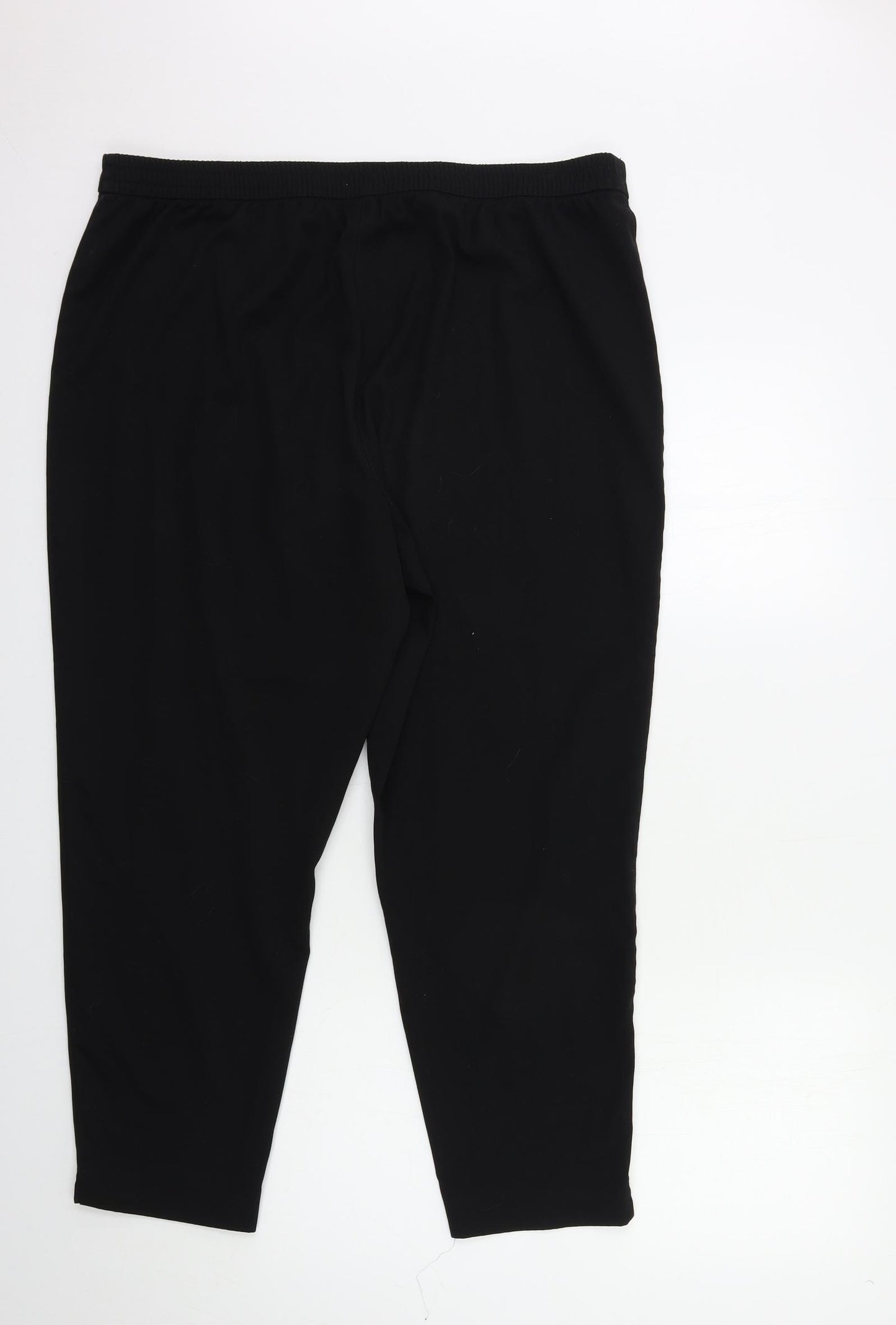 TU Womens Black   Trousers  Size 18 L25 in