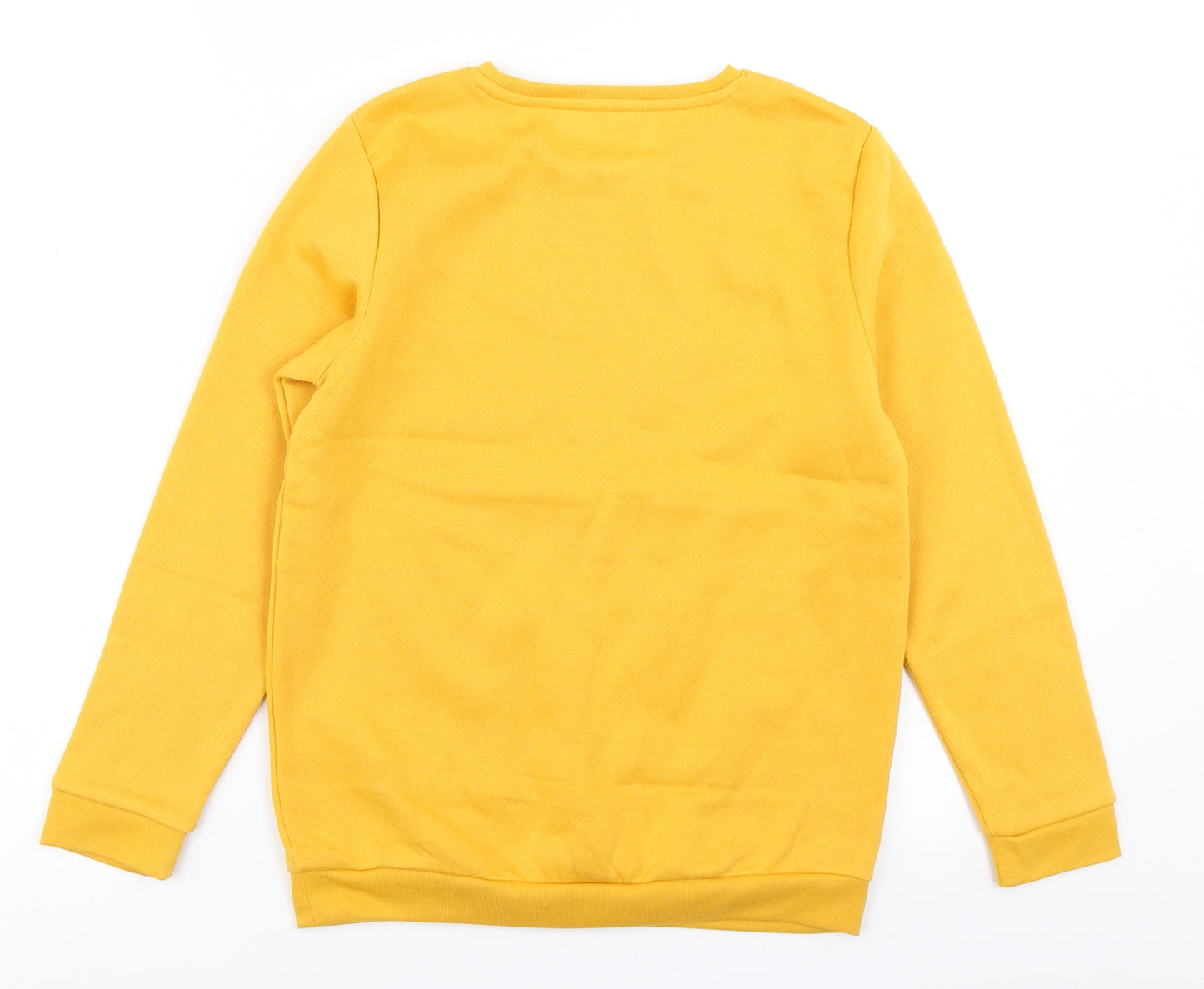 Primark Boys Yellow   Pullover Sweatshirt Size 10-11 Years