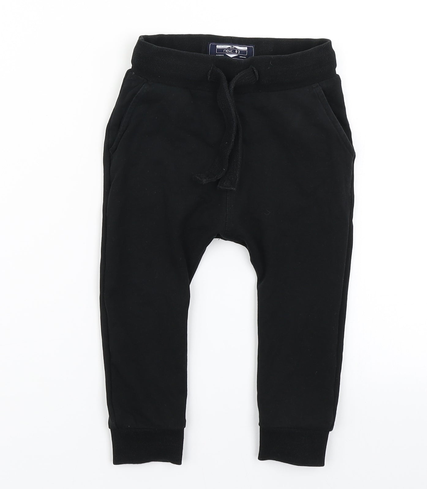 NEXT Boys Black   Jogger Trousers Size 18-24 Months