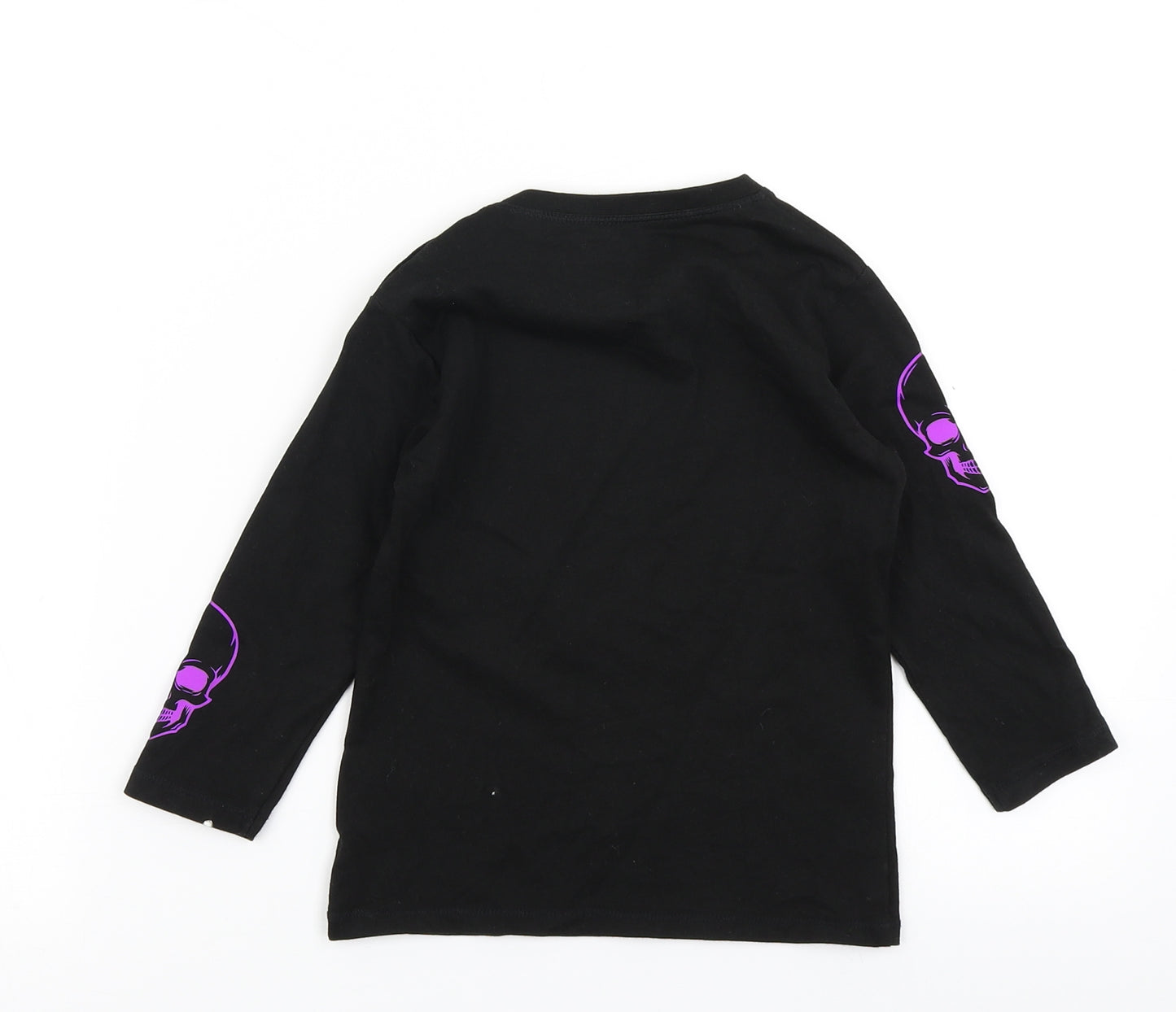 Larkwood Girls Black   Basic T-Shirt Size 2-3 Years