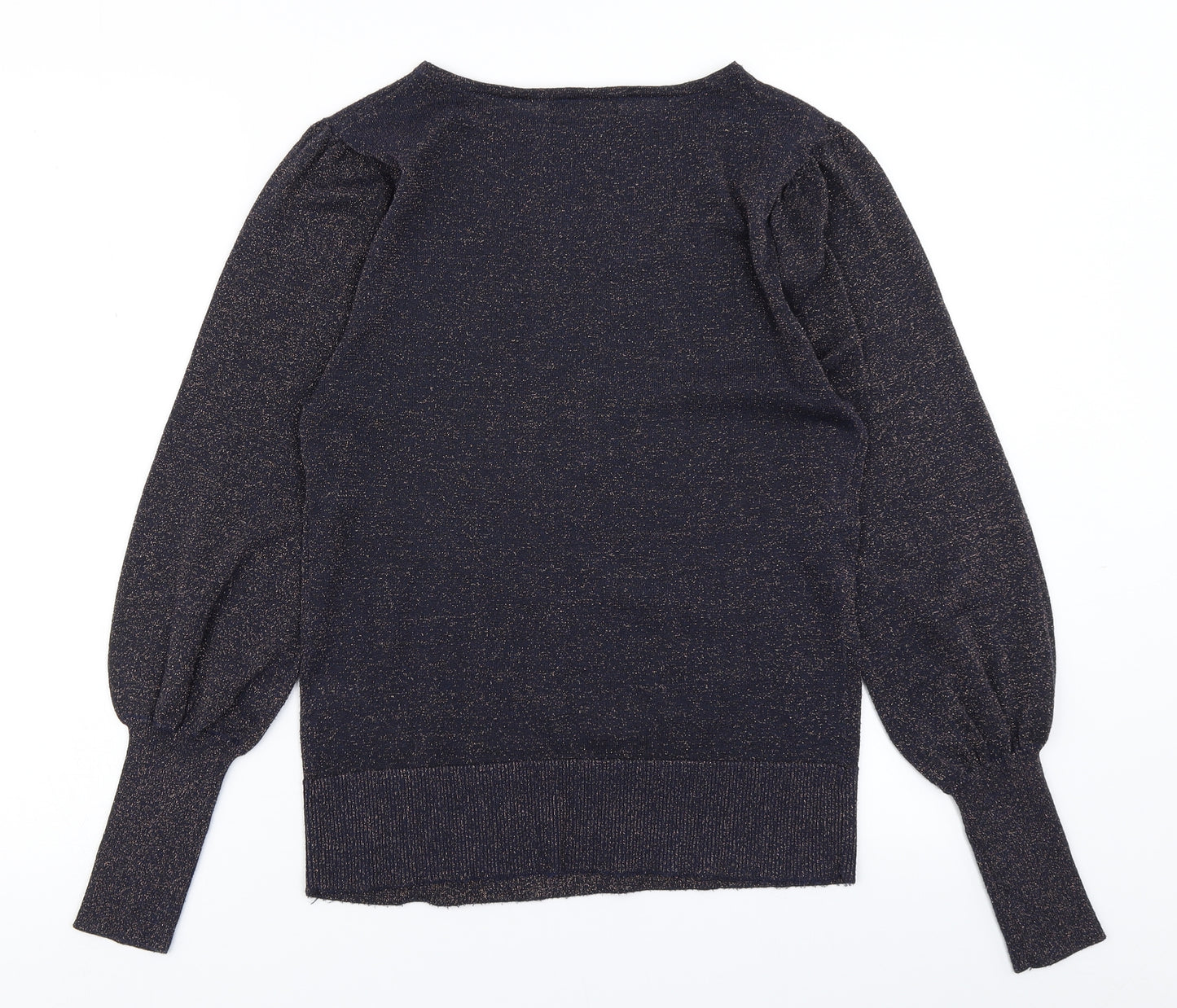 Atmosphere Womens Blue  Knit Pullover Jumper Size 12  - Balloon sleeve