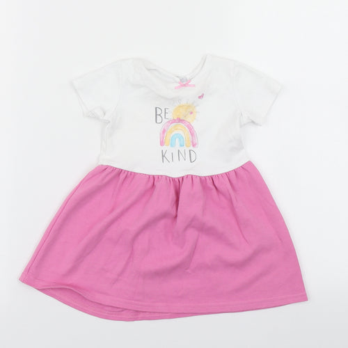 Studio Girls Pink   Skater Dress  Size 9-12 Months
