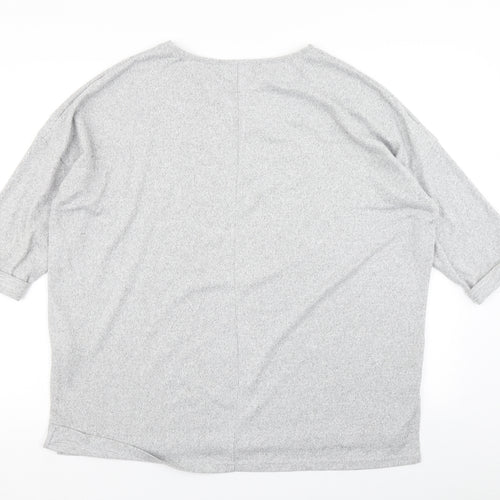 New Look Womens Grey   Basic T-Shirt Size M