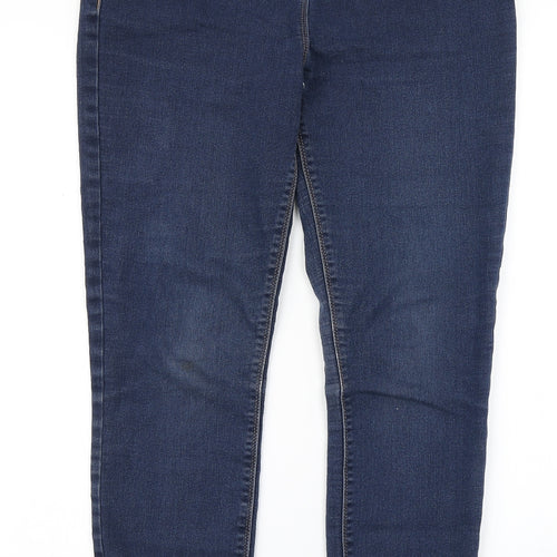 /Denim Womens Blue  Denim Straight Jeans Size 12 L26 in