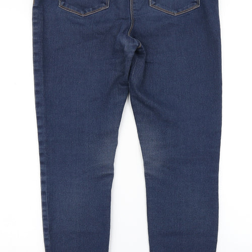 /Denim Womens Blue  Denim Straight Jeans Size 12 L26 in