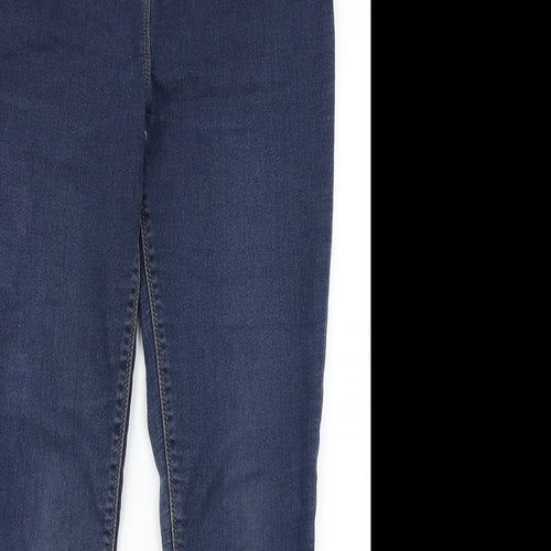/Denim Womens Blue  Denim Straight Jeans Size 12 L26 in